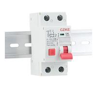 36mm Phase Neutral RCBO 30mA 1P+N Residual Current Circuit Breaker with Over Current and Leakage Protection Automatic switch (Color : 1p N, Size : 25A)