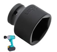 36mm Socket 1/2 Drive Deep - 6-Point Chrome Molybdenum Steel Axle Nut Socket Impact Tool - Professional Grade Heavy Duty Design for Breaker Bar Ratchet - Automotive Repair Tool for Mechanics