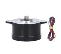 36mm Stepper Motor 10T Gear High Torque 1.8 Degree 2 Phase Round Extruder Motor for 3D Printers Ender 3V2 PRO CR10 HGX Extruder Stainless Steel 36mm