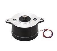 36mm Stepper Motor with Cable 1.8 Degree Step Angle 2 Phase Round Pancake Motor High Torsion Stainless Steel for 3D Printer Extruder Ender 3 Pro V2 CR10