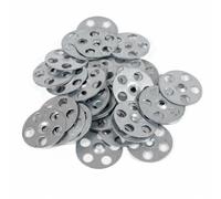 36mm Tile Backer Board & Insulation Fixing Washer Discs - Heavy-Duty Galvanized Steel Fasteners for Wall & Floor Applications - Available in Multiple Pack Sizes (500)