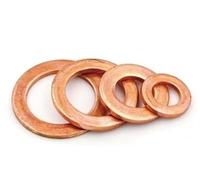 36mm x 42mm x 2mm Metric Copper Sealing Washers Flat Gasket Rings Form A DIN 7603 A (Pack of 10) E02BCD