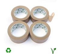 36mm x 50 Meter Framer Kraft Paper Tape, Self-Adhesive, Ideal for Craft, Frames, Masking, Decorating and or Packaging - Eco-Friendly - Fully Recyclable - Toxic Free - Vegan (4)