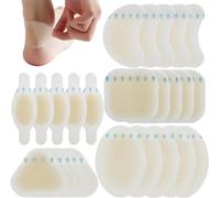 36Pack Blister Plasters for Feet, Invisible Hydrocolloid Blister Cushion Pads, Waterproof Hydrocolloid Gel Blister Bandages for Heel, Toe, Guard Skin, Faster Healing Wound