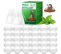 36pack Mole Repellent, Mouse Groundhog Gopher Vole Armadillo Repellent for Lawn Garden Yard Outdoor, Mole Deterrent