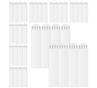 36Pack Picture Hanging Strips Medium Refill Adhesive Strips, Effortless Damage-Free Hanging for Living Spaces, Ideal for Medium Indoor Wall Hooks, Tool-Free Removal - Pack of 36 White 92x19mm