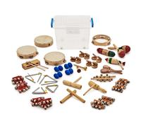 36pc KS2 Drum and Jingle Classroom Percussion Set by Gear4music