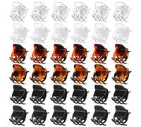 36pc Small Claw Clips, Value Pack Of Durable Hair Clips - 0.59" Inch Small Hair Clips for All Hair Types, Professional Quality Hair Accessories, Styling Sectioning Hair Clips for Women
