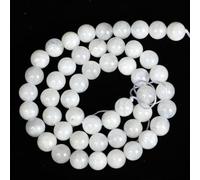 36PCS 10mm Natural Moonstone Round Beads for Jewelry Making DIY Bracelet Necklace
