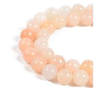 36pcs 10mm Natural Pink Aventurine Gemstone Round Spacer Loose Stone Beads for Jewelry Making 15.5" 1 Strand