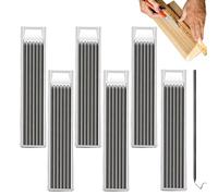 36PCS 2.8mm Tracer Pencil Refills Black Solid Tracer Pencil Waterproof Mechanical Pencil Refills for Woodworking, Construction, Building Marking and Drawing