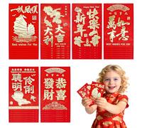 36PCS 2026 Chinese Red Envelopes, Chinese New Year Red Envelopes, Lucky Money Envelope for Cash Small Gifts, Lucky Red Envelope China New Year 2026, for Spring Festival, Lunar New Year, Weddings, etc