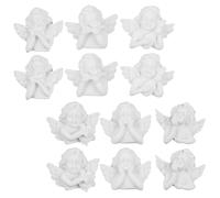 36pcs Angel Toy Accessories Resin Angel Ornaments Angel Model Decorations Christmas Tree Ornaments Christmas Angels Figurines Christmas Decor Desktop Craft Ornament