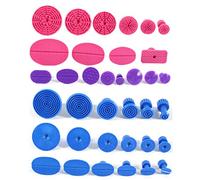 36PCS Auto Car Body Paintless Dent Repair Tools Glue Puller Tabs Removal Kits, Professional Grade Dent Pulling Tabs for Autos, Ribbed Base for Easy Handling, Durable Design with Ax