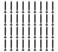36PCS Black Screw Fasteners 3" Window Panel Pin Replacement Shutter Spike is an easy to use vinyl shutter fasteners outside window anchor