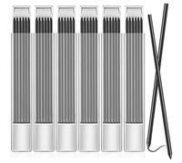 36Pcs Carpenters Pencil Refills 2.8mm Solid Deep Hole Mechanical Pencil Refills for Architect Construction Building Joiners Pencils Replacement Woodworking Marking Scribe Tools(Black)