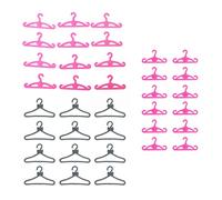 36pcs Coat Dress Clothes Outfit Hangers for Barbie Ken Sindy Doll