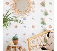 36pcs Daisy Wall Decal Boho Daisy Wall Decals Easy to Peel and Stick Floral Vinyl Wall Stickers Daisy Wall Decor for Bedroom Nursery Living Room Home No Residue Party DIY Art Decoration(P8)