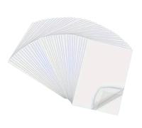36Pcs Double Sided Adhesive Sheets, A4 Clear Self-Adhesive Sticky Sheet