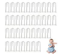 36PCS Finger Toothbrush for Toddler and Baby 0-2 Years - Effective Silicone Tooth Cleaner for Dental Care, Teething Relief and Gum Massage