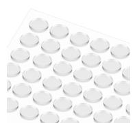 36Pcs Glass Table Top Anti Slip Pads 20 * 2mm Self Adhesive Round Silicone Cabinet Bumper Dots Bumpers for Glass Table Tops Non Slip Bumpers Pads Clear Rubber Dots