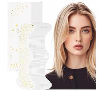 36Pcs Glitter Freckles Face Tattoo Waterproof Sweatproof Face Glitter Speckles Patches Ideal for Makeup Party Enhancement(golden)