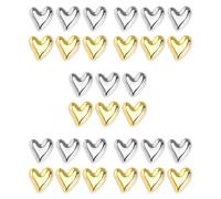 36pcs Heart Shaped Decorative Push Pins for Notice Boards and Walls