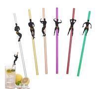 36Pcs Hen Party Naughty Straw, Bachelorette Party Straws, Dancing Men Male Stripper Paper Straws for Bachelorette Hen Party Party Decoration AccessoriesChilled Cocktail and Margarita Supplies
