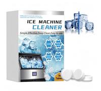 36Pcs Ice Machine Cleaner,Ice Machine Cleaning Tablets,Deep Cleaning Effervescent Descaler Tablets for Ice Maker Hard Limescale and Mineral Buildup,Safe Scale Remover for Countertop Home Kitchen