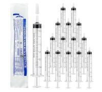 36Pcs Individually Wrapped Syringe, 3ml Liquid Measuring, Transparent With Catheter Tip, Multipurpose Small Liquid, Animal Fodder for Scientific Labs and Feeding
