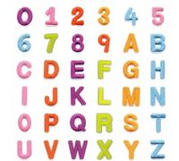 36Pcs Iron on Letters and Numbers Patches, A-Z 0-9 Embroidered Applique for Clothes, Leavers Shirt Decorations, Iron-on Patches for Jackets, Bags, Hats, DIY Accessories (Multicolor)