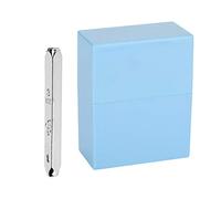 36Pcs Letter Stamp Set, Metal Craft Stamping Tool with Storage Box, Alloy Steel Electroplated Leather Stamp Kit for Permanent Marking on Metal Wood Plastic