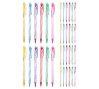 36pcs Mechanical Pencils Bulk with Built Erasers for Students Transparent Dual-color Barrel Ergonomic Grip for Comfortable Writing and Drawing School Stationery