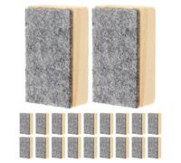 36pcs Mini Wood Felt Chalk Eraser for Chalkboards and Whiteboards | Compact Board Wipe Tool, Quick Access Storage, Comfortable Grip, for Classroom Office Use and Learning Projects