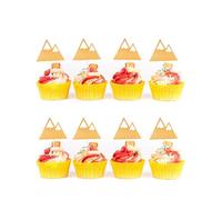 36pcs Mountain Themed Cupcake Toppers - Adventure Cupcake Toppers, Nature Cupcake Toppers, Baby Shower Birthday Party Cake Decoration
