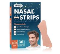 36Pcs Nasal Strips for Snoring, Extra Strength Nose Strips Breathing, Nose Tape for Sports and Sleep, Anti Snoring Strips Help Stop Snoring,Keep Your Nose Open and Comfortable