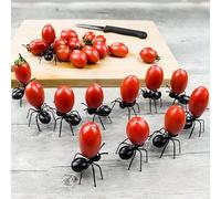36pcs Party Ants & Hardworking Ants Series Fruit Picks for Kids Lunch Bento Box, Party Fruit Platter, Bar Cocktail Decor (36 pcs)