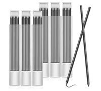 36PCS Pencil Refills 2.8mm Pencil Refill for Tracer Pencil Refills Pica Pencil Refill Solid Deep Hole Carpenter Pencil Refills for Architect Construction Joiners Woodworking Marking Scribe Tools Black