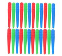 36pcs Plastic Cribbage Pegs for Board Games, 1/8 Hole Fit, Pack of