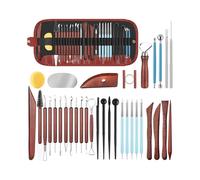 36PCS Pottery Tools and Supplies, Ceramic Polymer Tools Kit, Clay Tools Sculpting Set for Pottery, Pottery Wheel,Carving