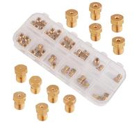 36pcs Range Stove Oven Orifice Conversion Kit, Brass Propane Jet Burner Nozzle Replacements Gas Stove Propane Conversion Kit