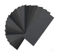 36PCS Sandpaper - 120 to 3000 Grits Sandpaper, Wet and Dry Assorted Sanding Sheets, Coarse to Fine Abrasive Paper for Cars Walls Metals Wood Furniture Polishing (23×9.3cm)