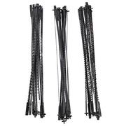 36Pcs Scroll Blades 127mm Carbon Steel Fretsaw Blades with Pin 15/18/24 Teeth Standard Cut Blades