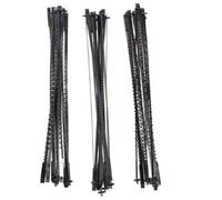 36Pcs Scroll Saw Blades 127mm Carbon Steel Fretsaw Blades with Pin 15/18/24 Teeth Standard Fine Cut Saw Blades