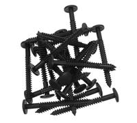 36pcs Shutter Fasteners Replacement Pin for Window Shutters Repair | Plastic Black Anchors, Wide Compatibility and Stable Fit, Office or Home Louver Repair Tool Set
