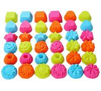 36PCS Silicone Baking Cups Nonstick Cupcake Donuts Muffin Molds Pastry Liners Kitchen Supplies