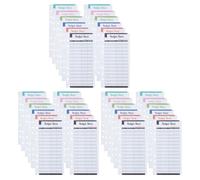 36pcs Six-holes Budget Sheets Planner Inserts Expense Tracking Sheets
