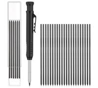 36PCS Tracer Pencil Refills, 2.8mm Pica Pencil Leads with Carpenter Pencil