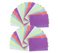 36pcs Transparent Plastic File Folders Durable Document Protectors for Office & School Sturdy Report Covers for Organizing Papers and Files