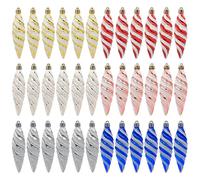 36Pcs Twisted Christmas Tree Decoration Tree Hanging Ornaments For Indoor And Outdoor Holiday Decoration Ornaments